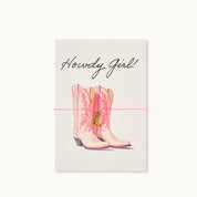 Armband-Karte: Howdy Girl Boots