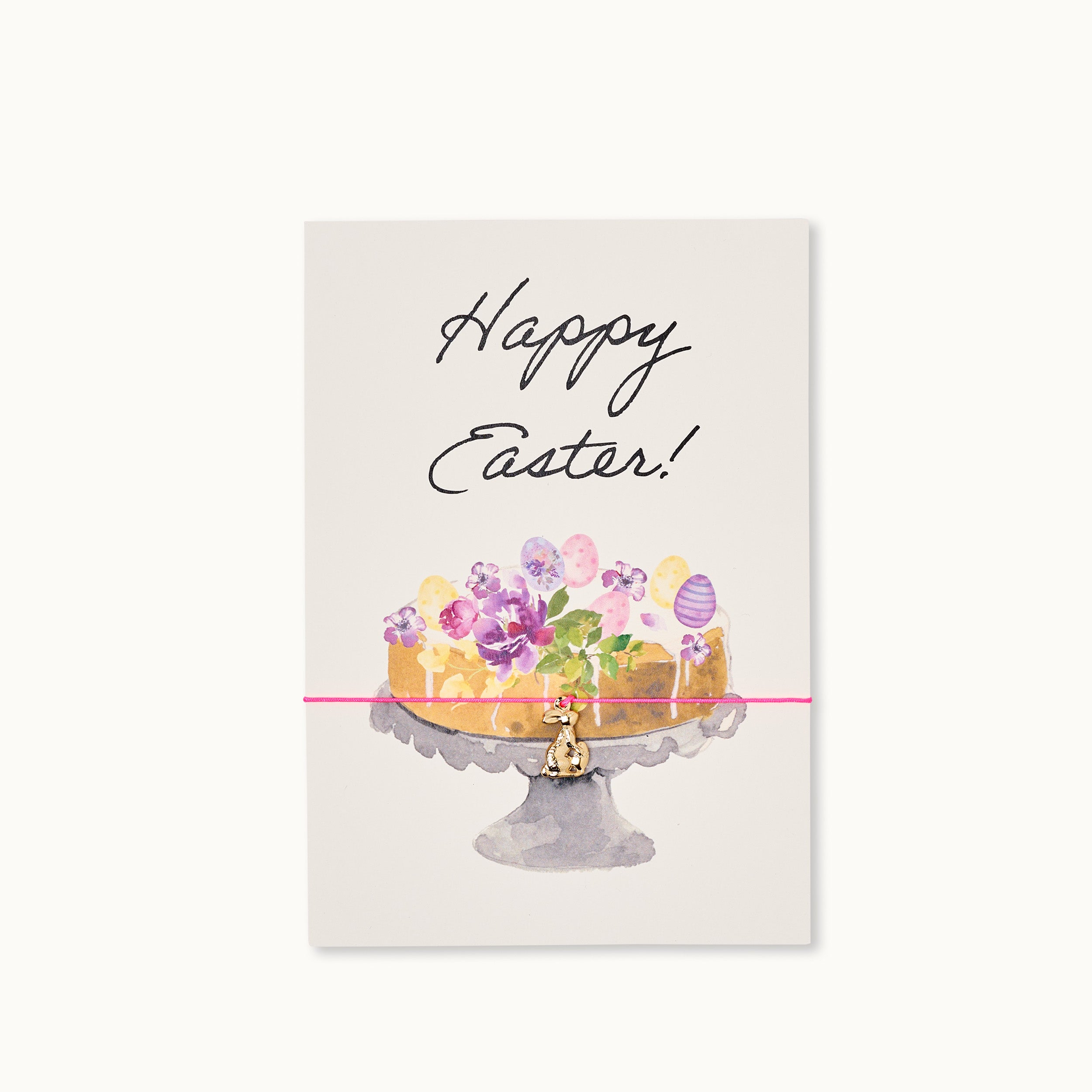 Armband-Karte: Happy Easter Cake