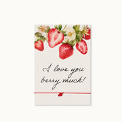 Armband-Karte: I love you berry much