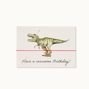 Armband-Karte: Have a roarsome Birthday! Dinosaur