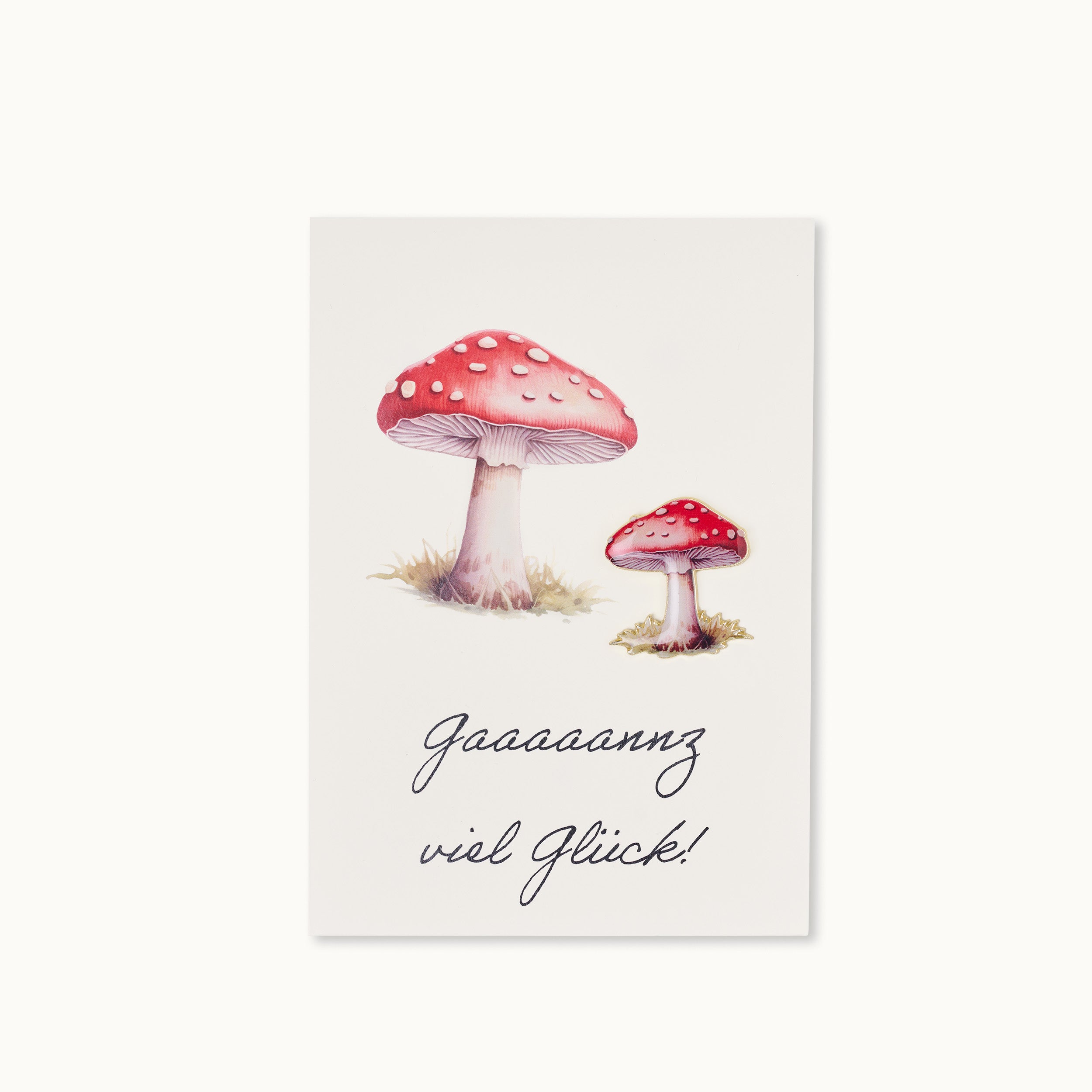 Pin-Karte: Gaaaaanz viel Glück! Pilz