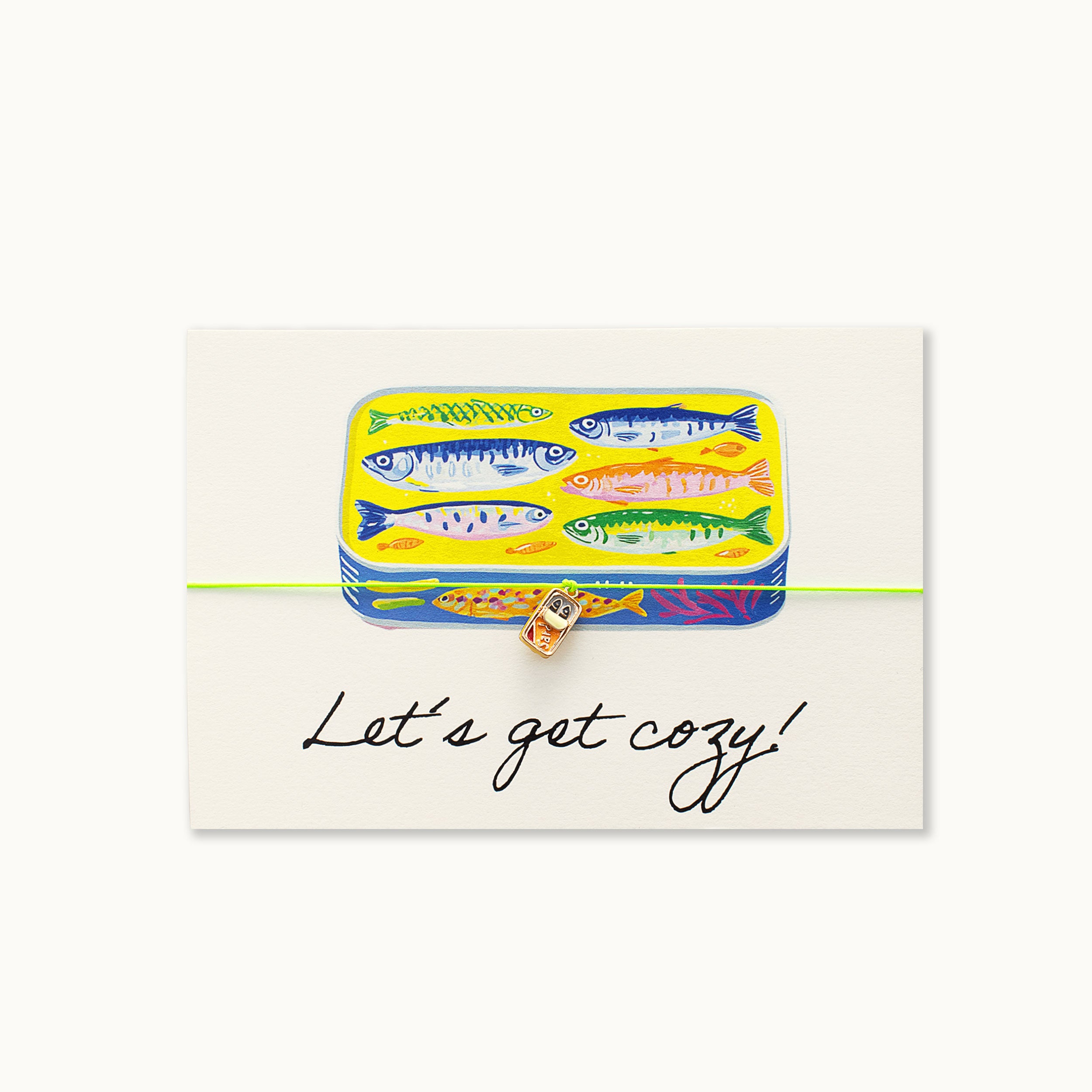 Armband-Karte: Let´s get cozy!