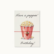 Armband-Karte: Have a poppin Birthday!