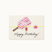 Armband-Karte: Happy Birthday Pickle Ball