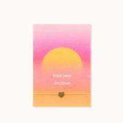 Armband-Karte: Trust your Intuition