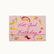 Armband-Karte: Hot Girl Birthday Chilli