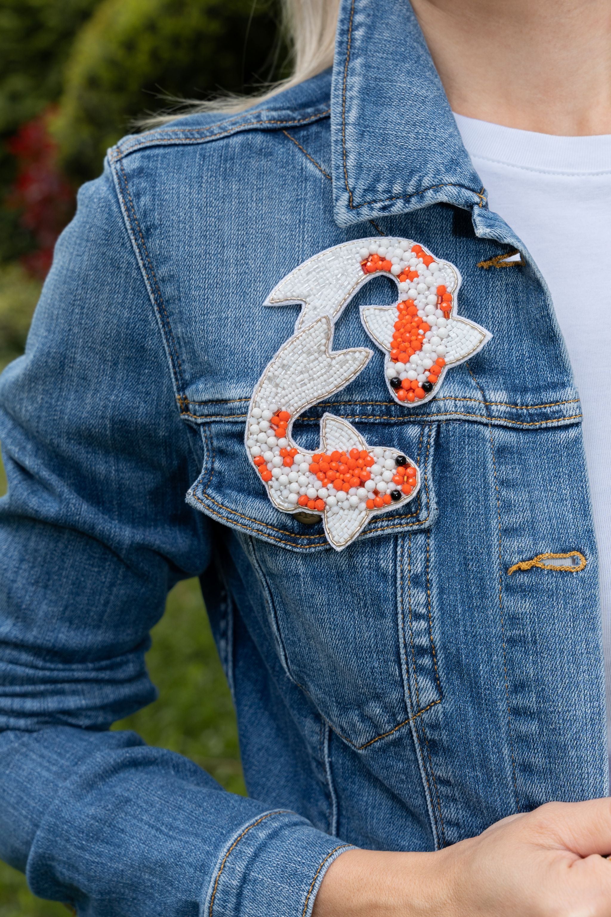 Broschenpaar: Koi