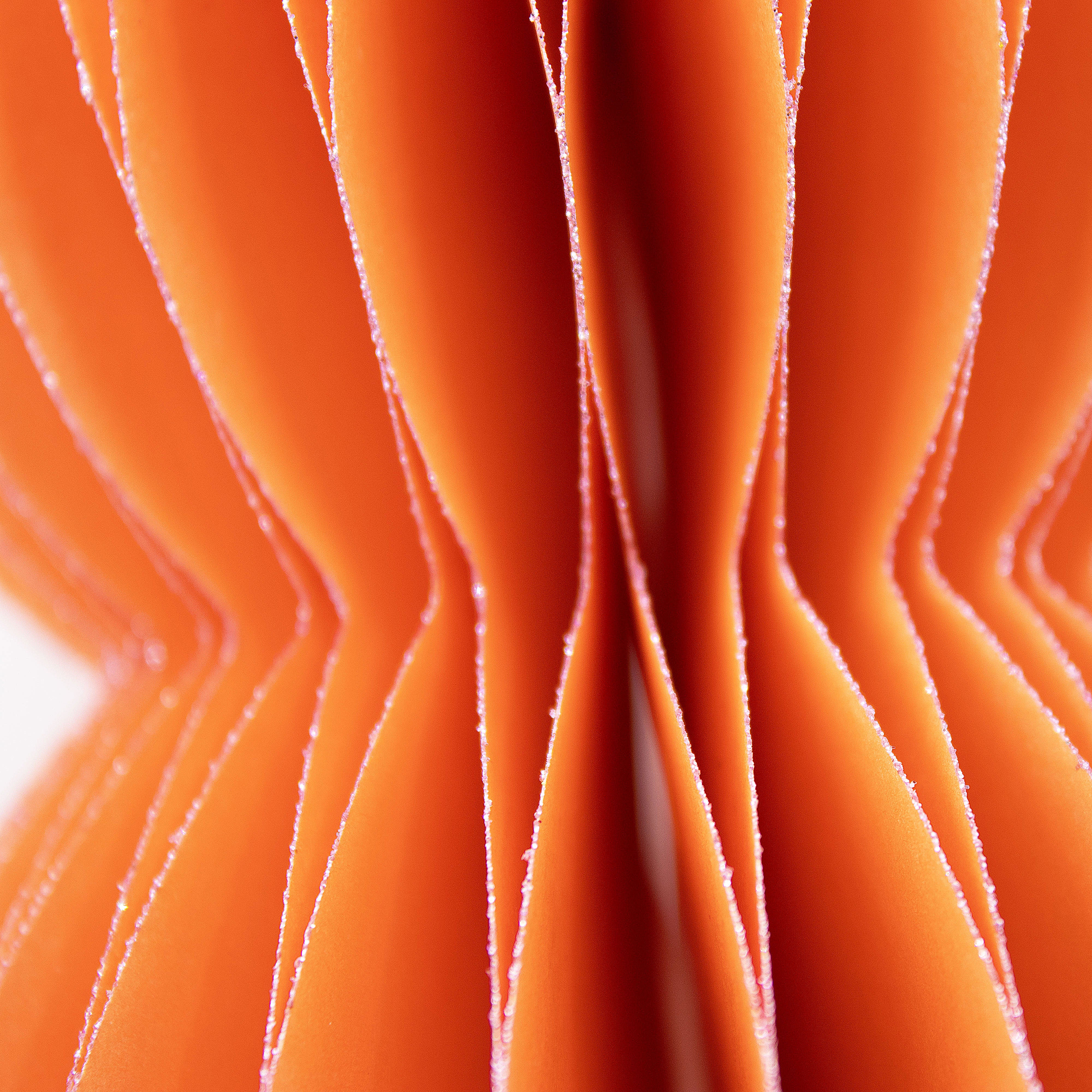 Anhänger Osterhase aus Papier 15cm Orange