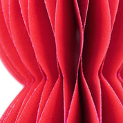 Osterhase aus Papier 60 cm Magenta