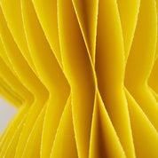 Osternhase aus Papier 60 cm Gelb