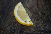 Ohrringe im Glas Ananas