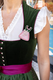 Broschenpaar: Dirndl
