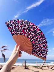 Fächer Pink Leopard