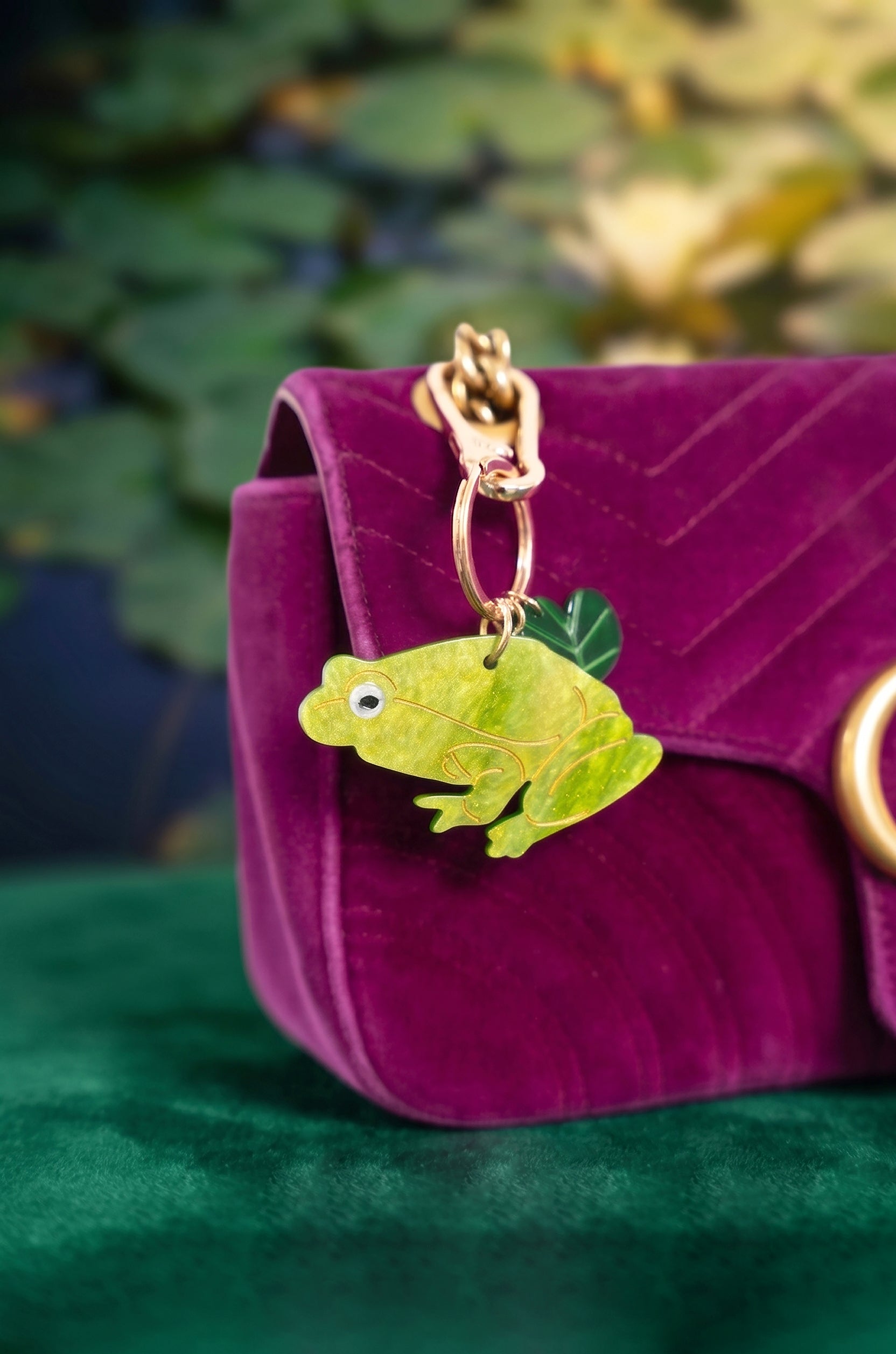 Schlüsselanhänger Frosch