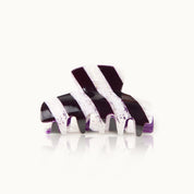 Haarklammer Stripes Amethyst