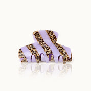 Haarklammer Stripes Lavender Giraffe