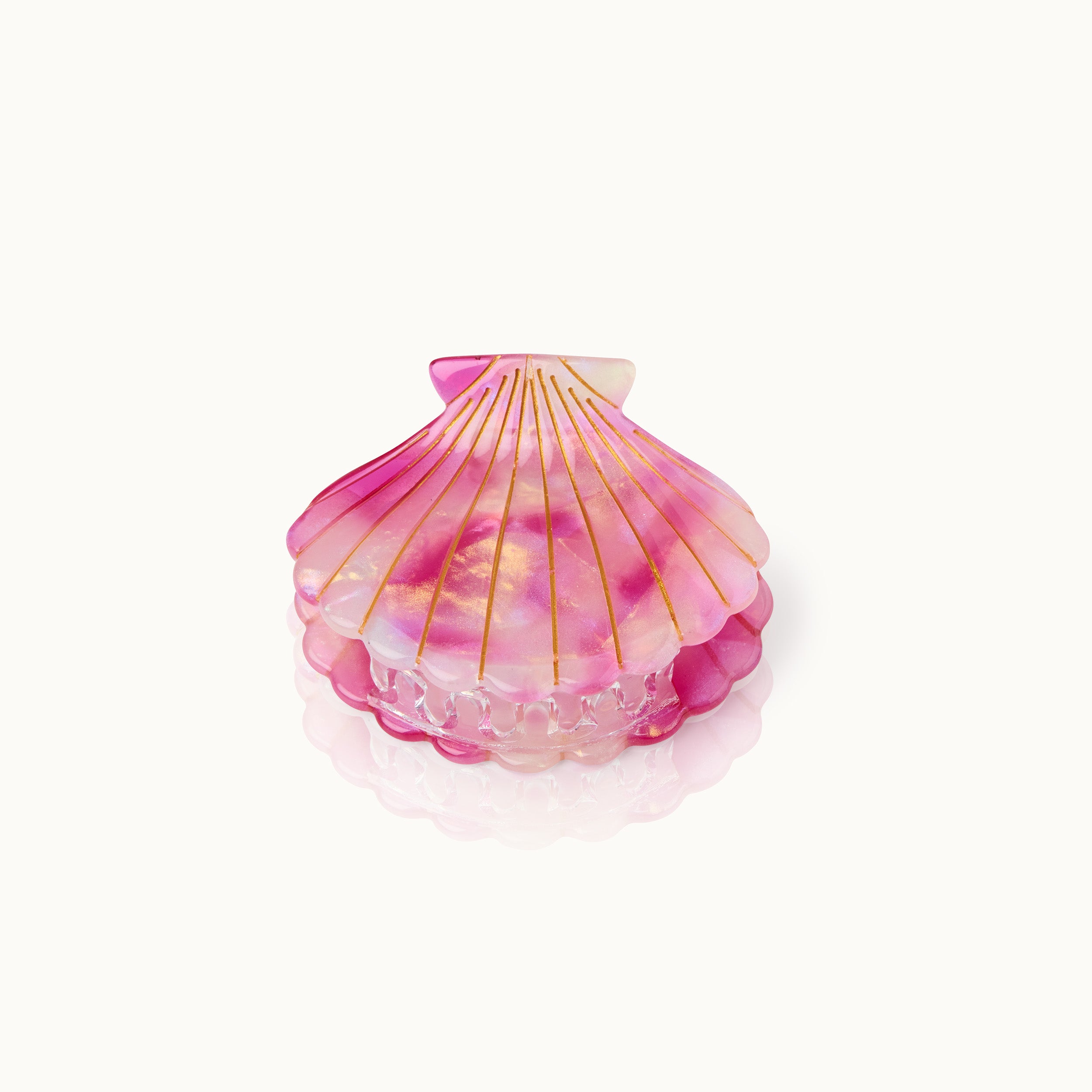 Haarklammer Muschelform Pinky