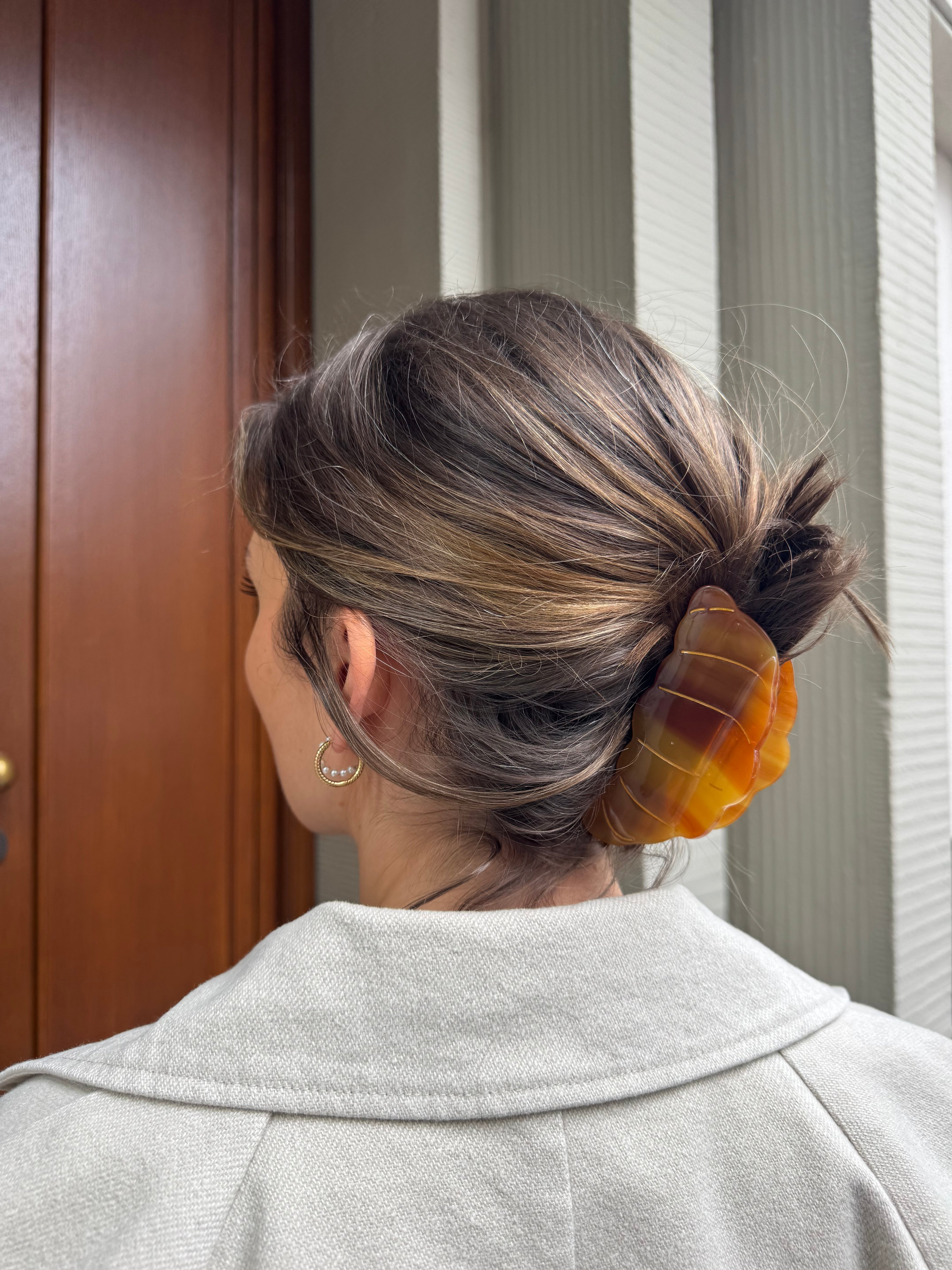Haarklammer Croissant