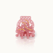 Haarklammer Breze Glitzer pink klein
