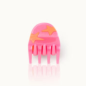 Haarklammer Star Pink Glitter