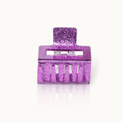 Haarklammer Square  Lavender Glitter