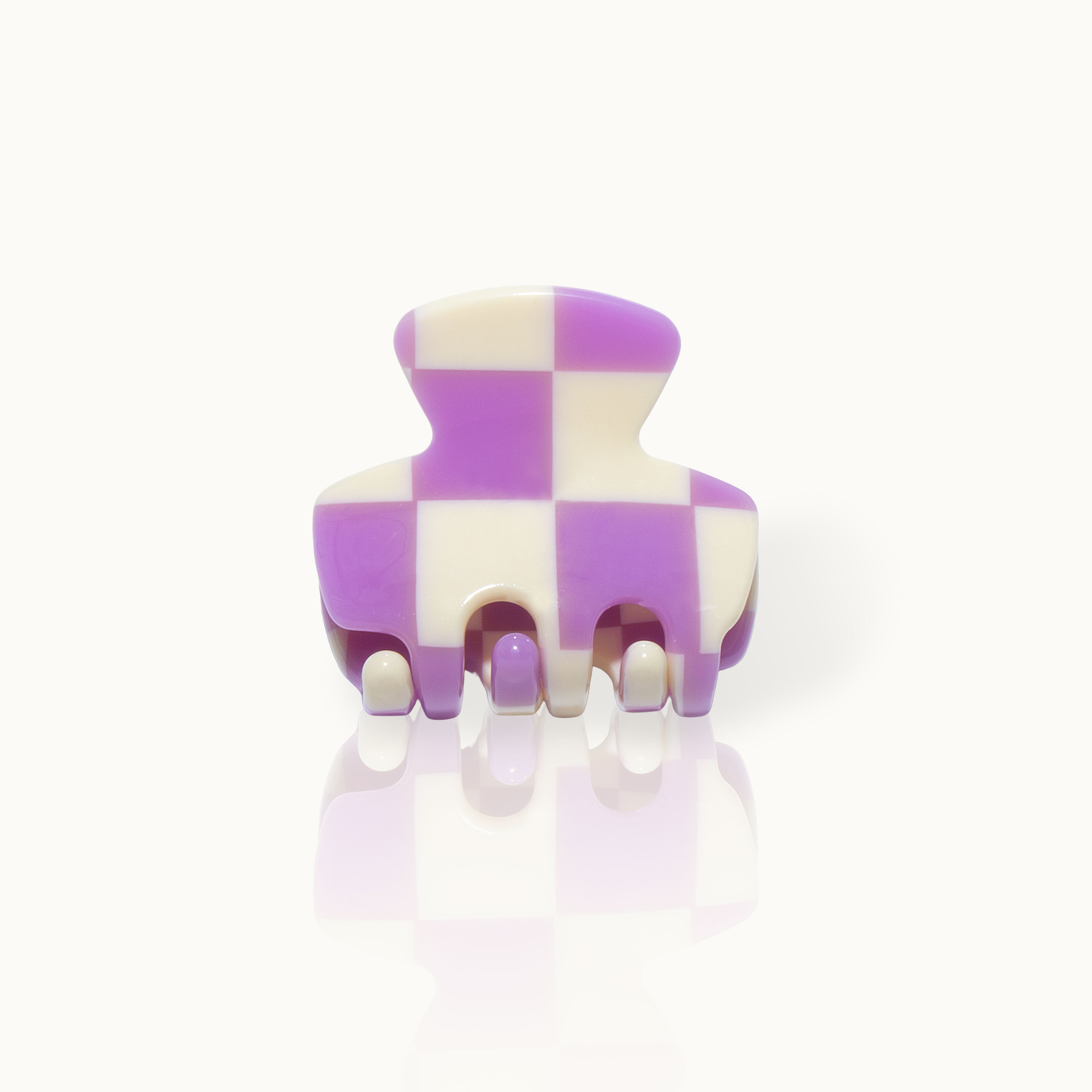 Haarklammer Klein Lavender Chess