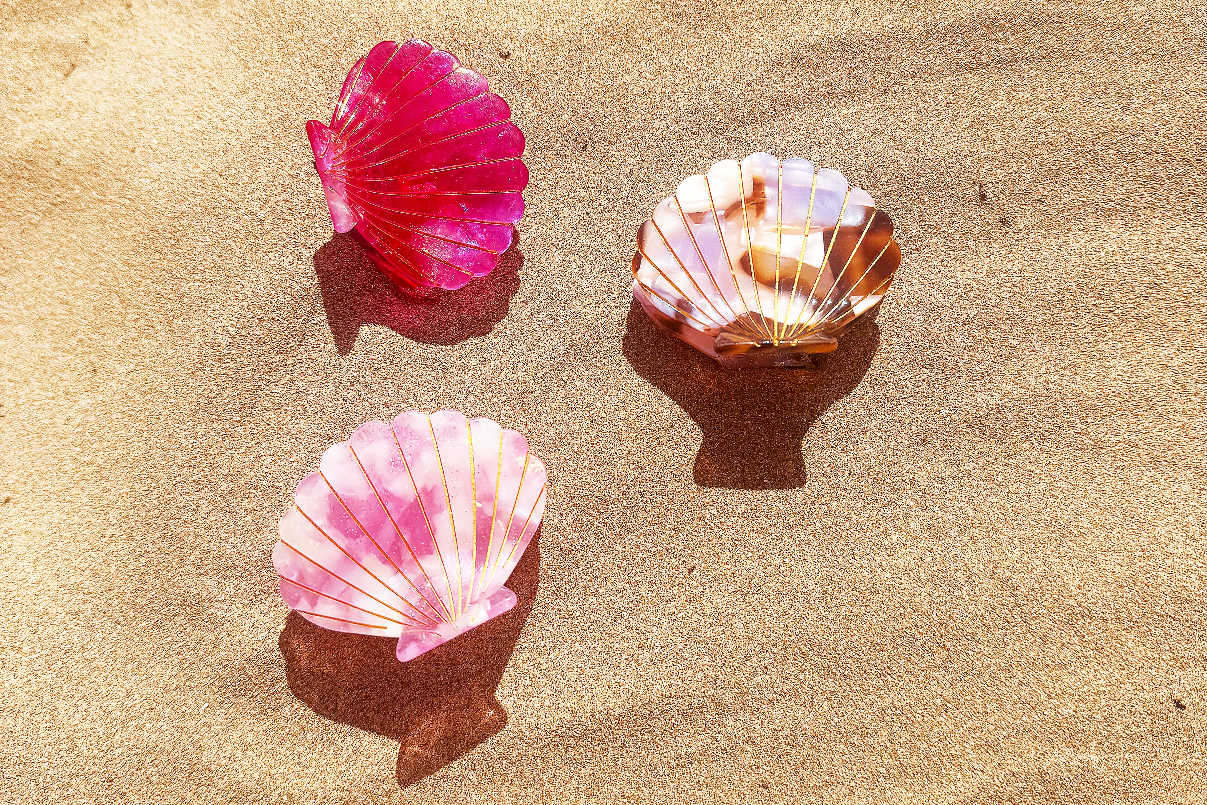 Haarklammer Muschelform Girly Girl