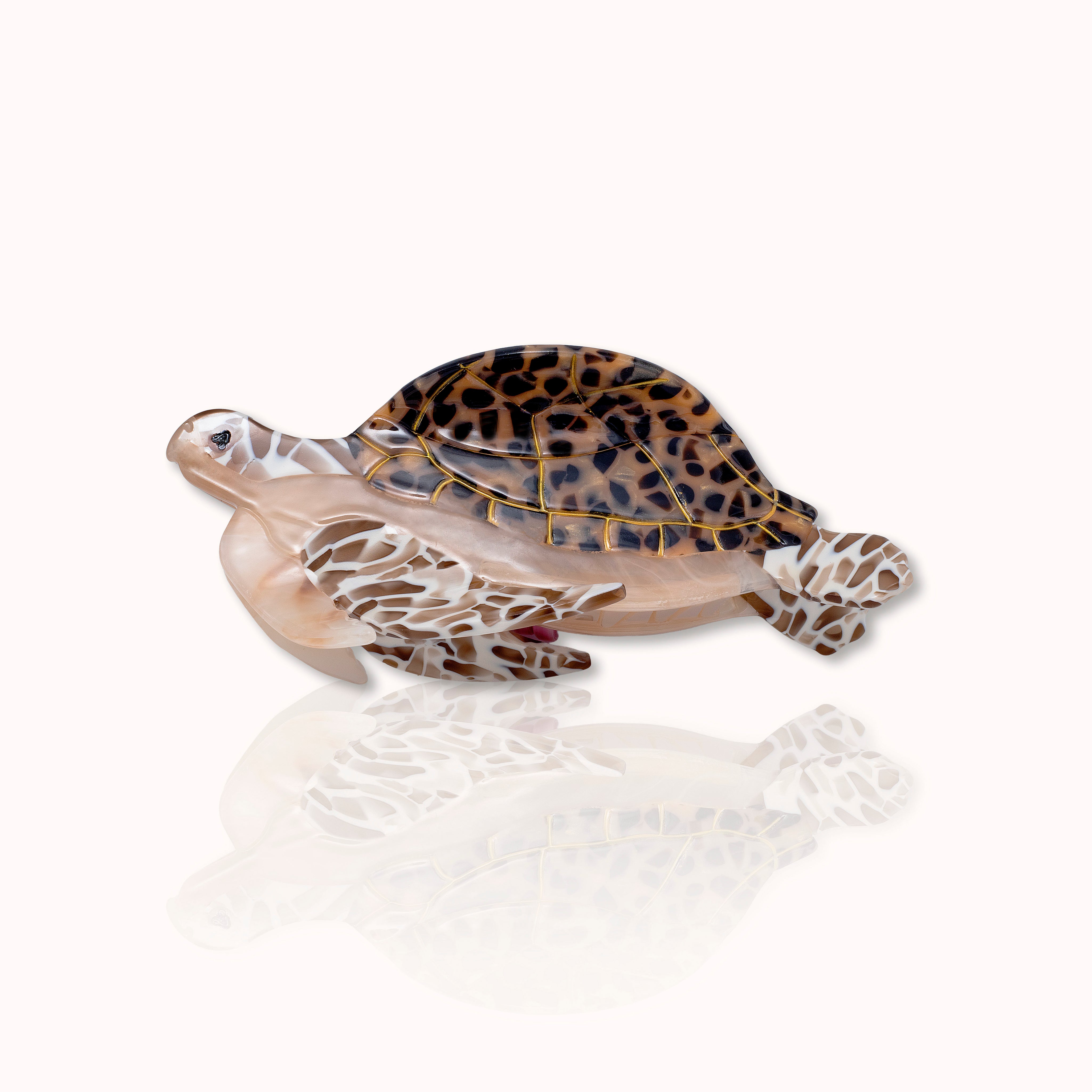 Haarklammer Schildkröte groß