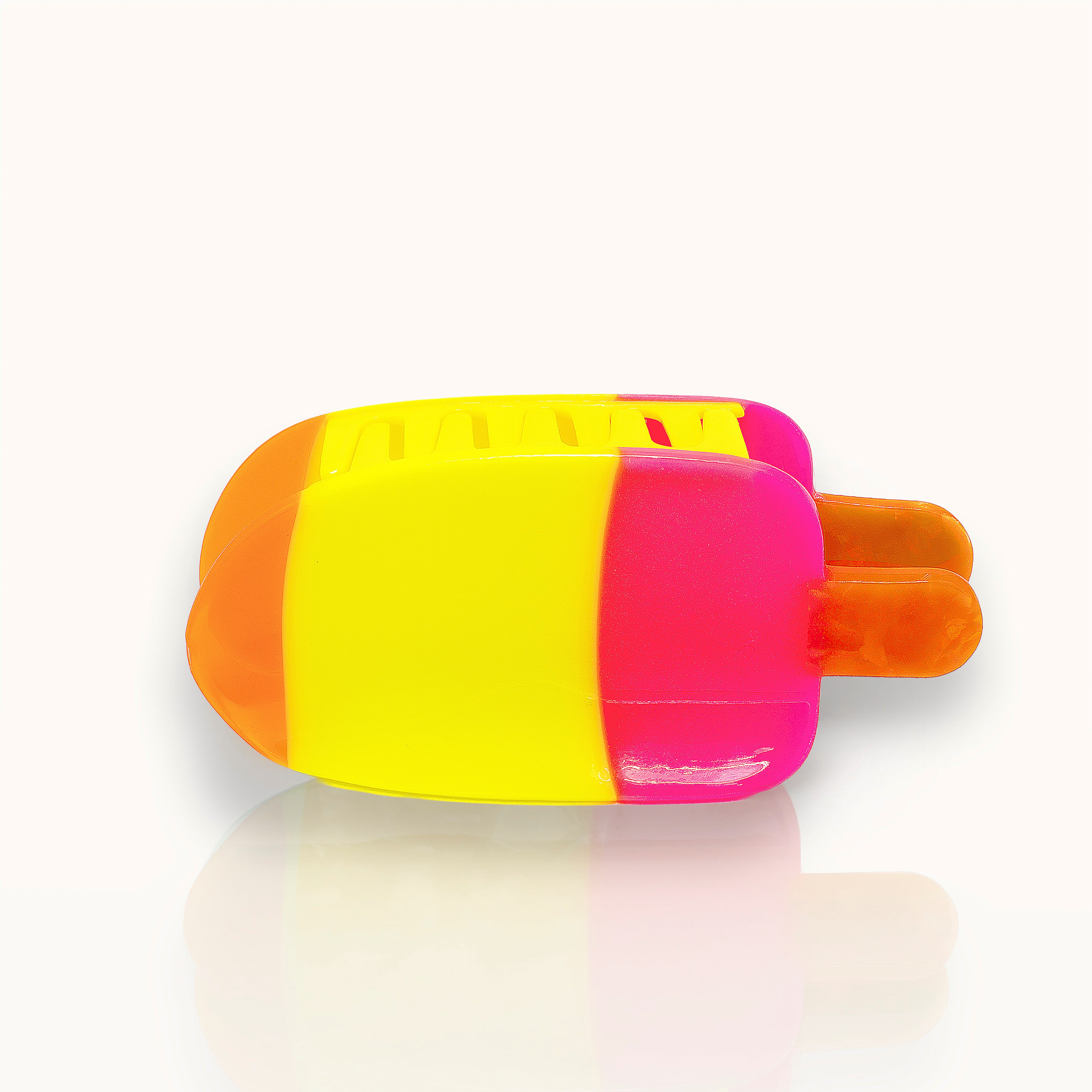 Haarklammer Eis neon