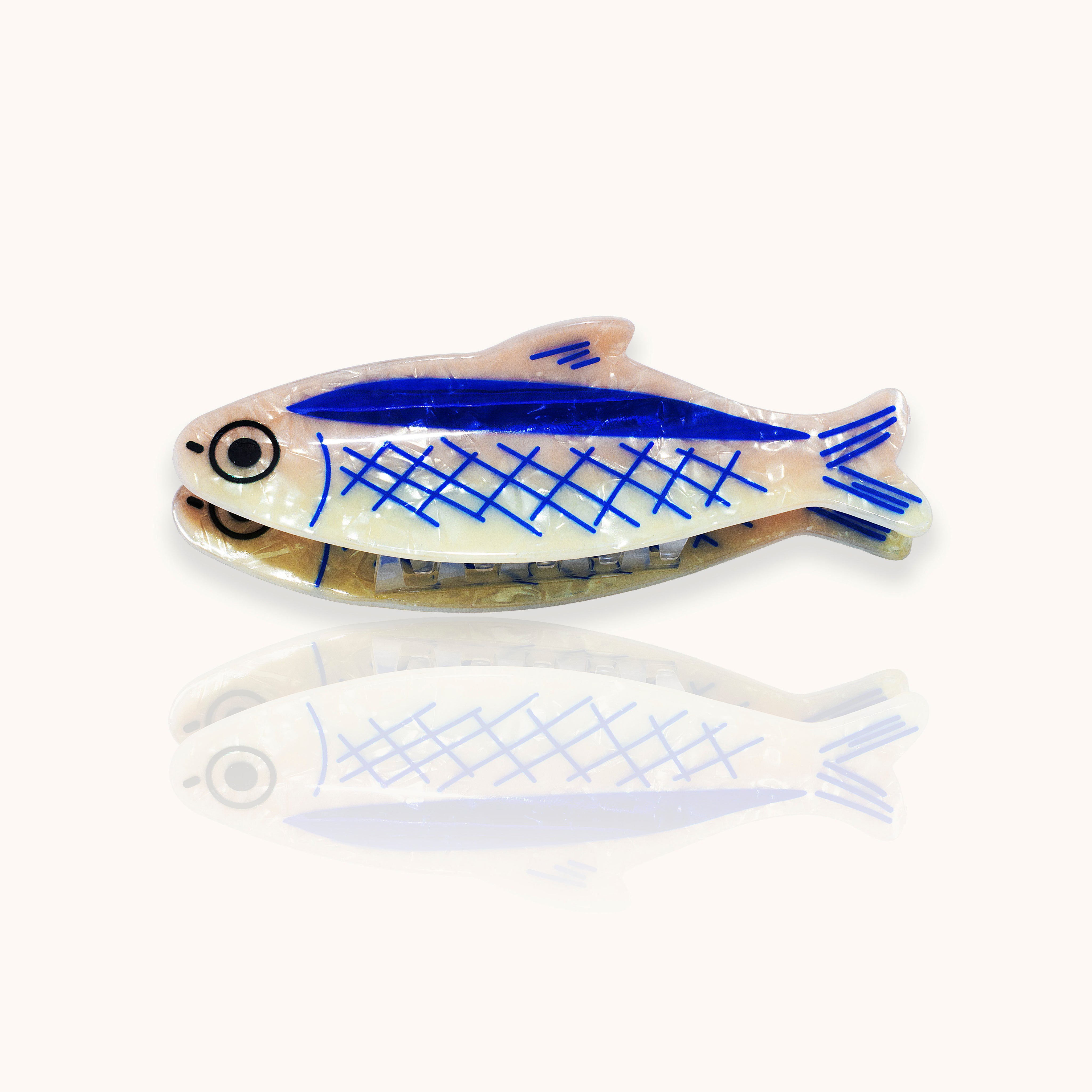 Haarklammer Sardine