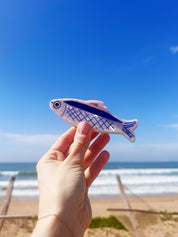 Haarklammer Sardine