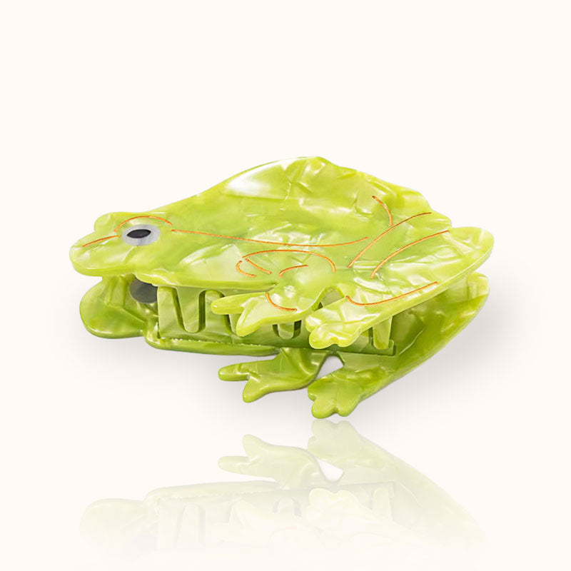 Haarklammer Frosch