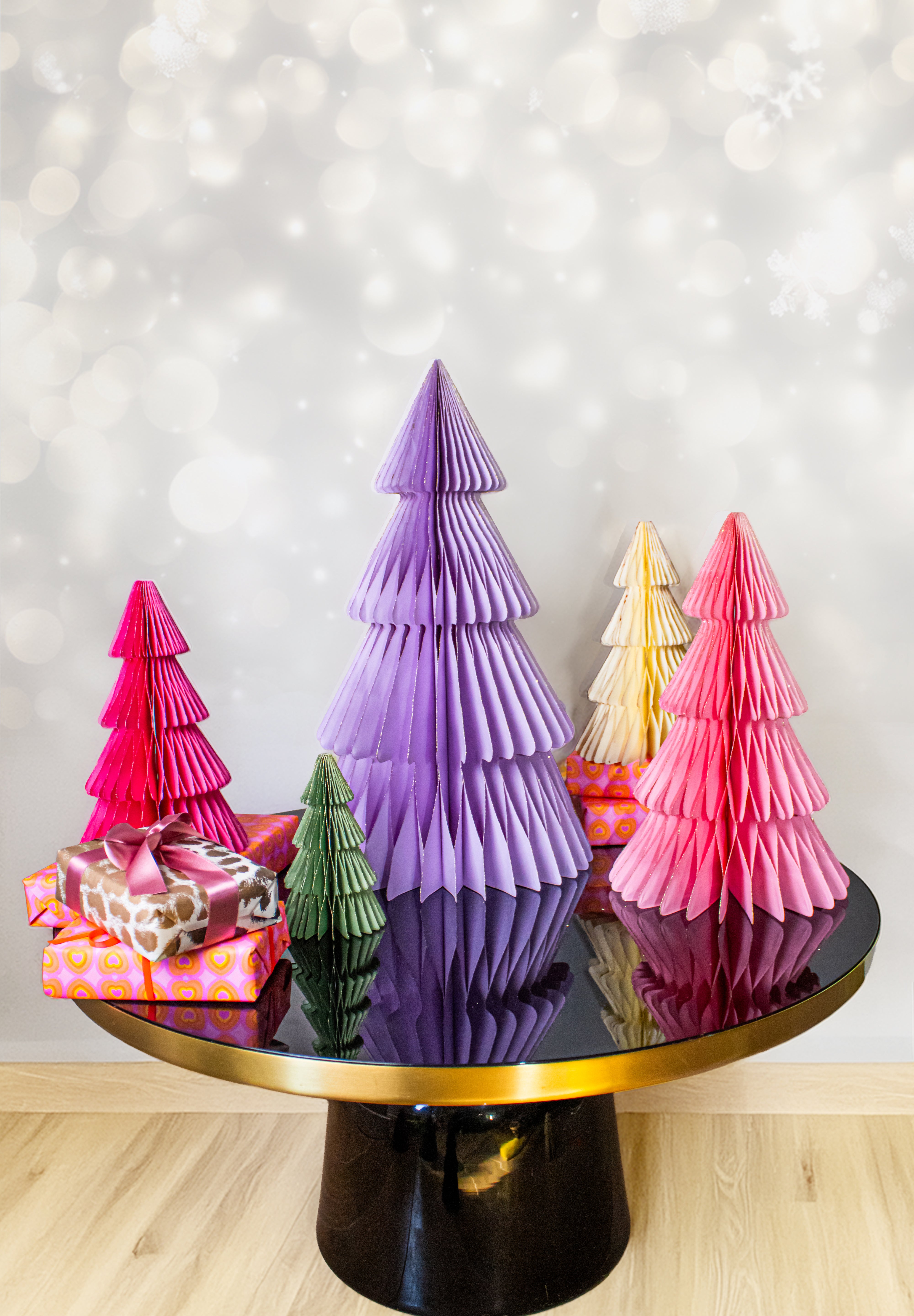 Anhänger Weihnachtsbaum aus Papier  15cm