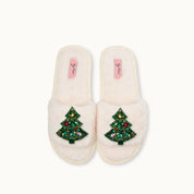 Broschen für Slipper:  Weihnachtsbaum