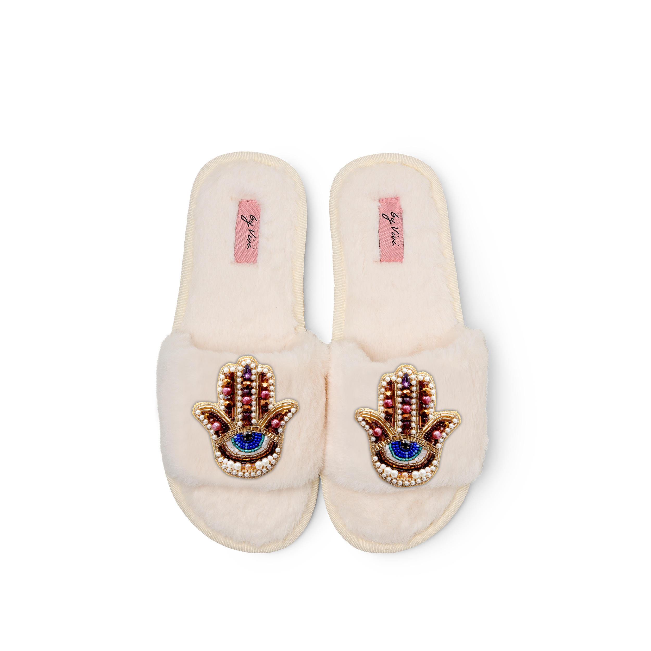 Broschenpaar: Hamsa