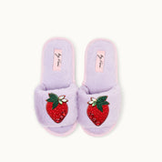 Broschenpaar: Erdbeeren