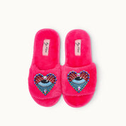 Broschenpaar: Evil Eye Herz