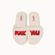 Broschenpaar: FUCK YOU