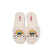 Broschenpaar: Regenbogen