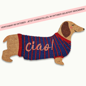 Fußmatte Dackel Ciao