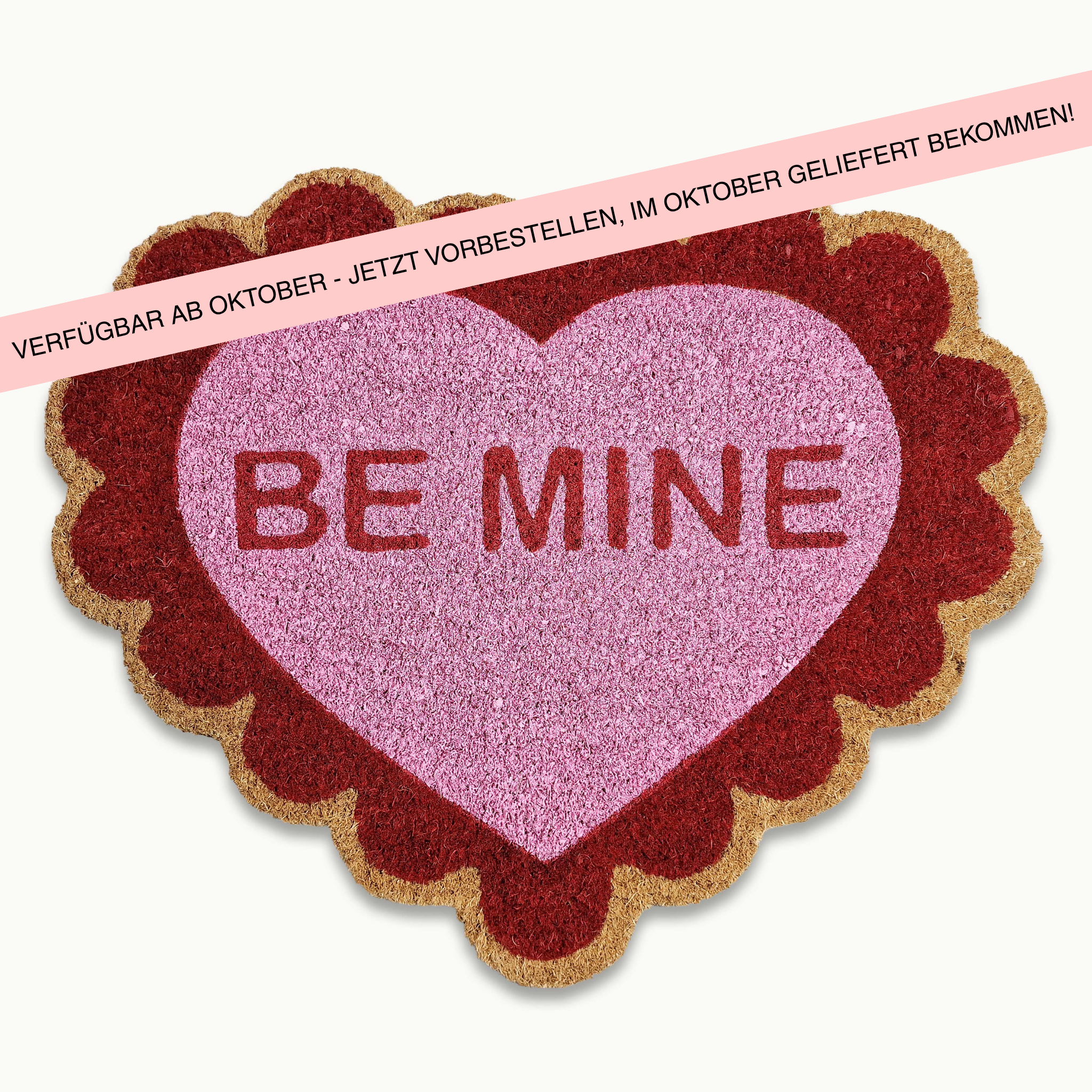 Fußmatte Be Mine Herz