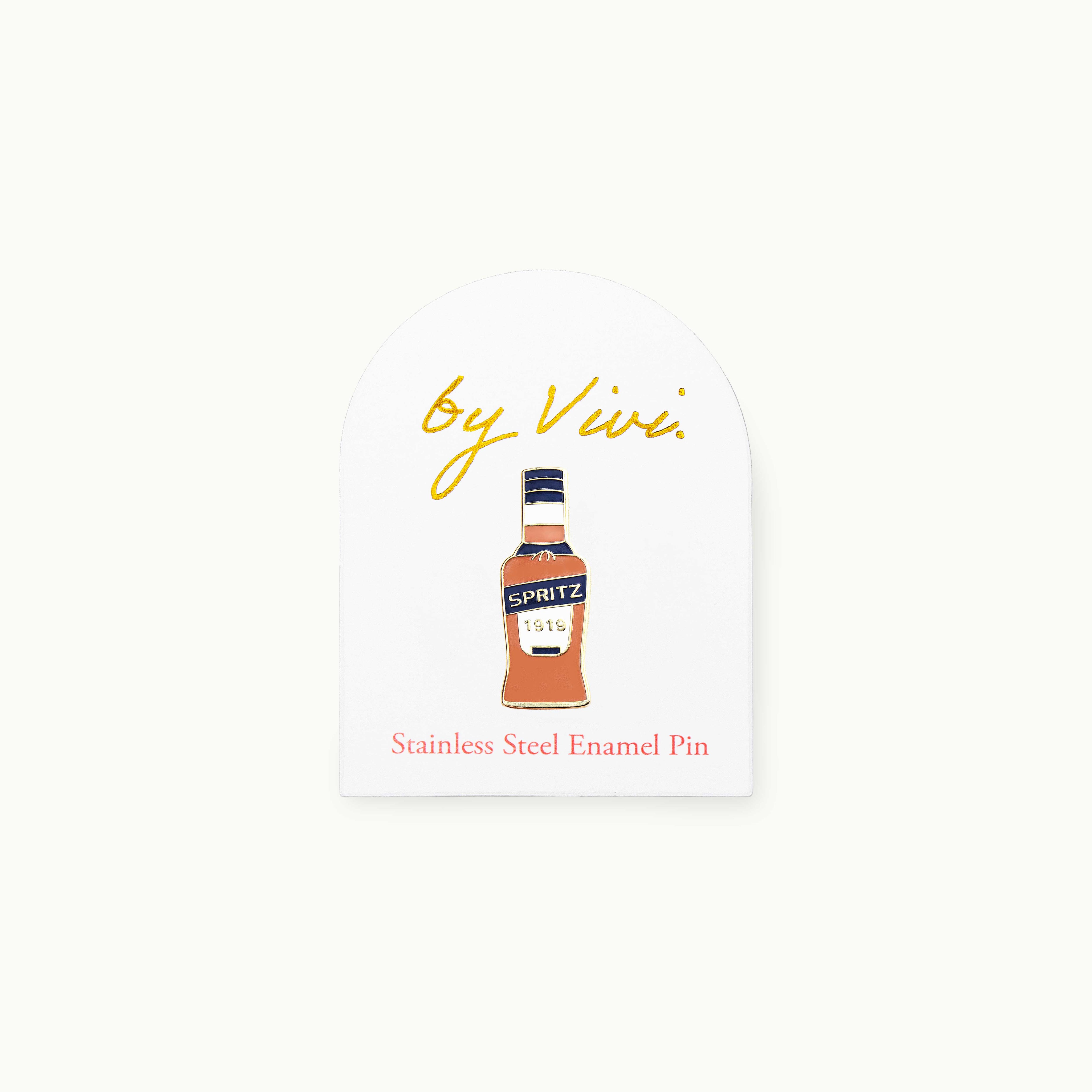 Pin Spritz Flasche