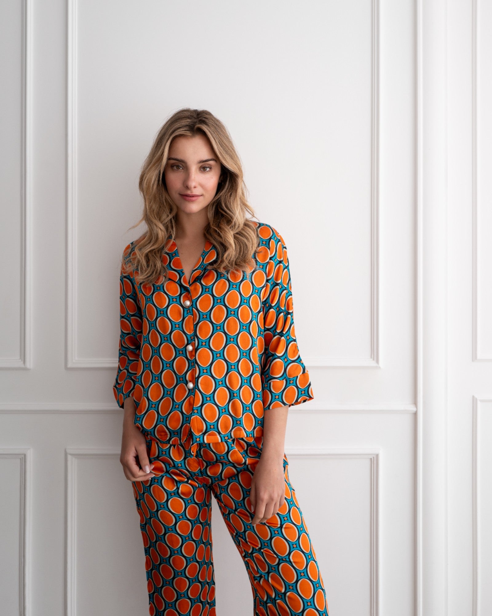 Bluse Loose Cut Dots