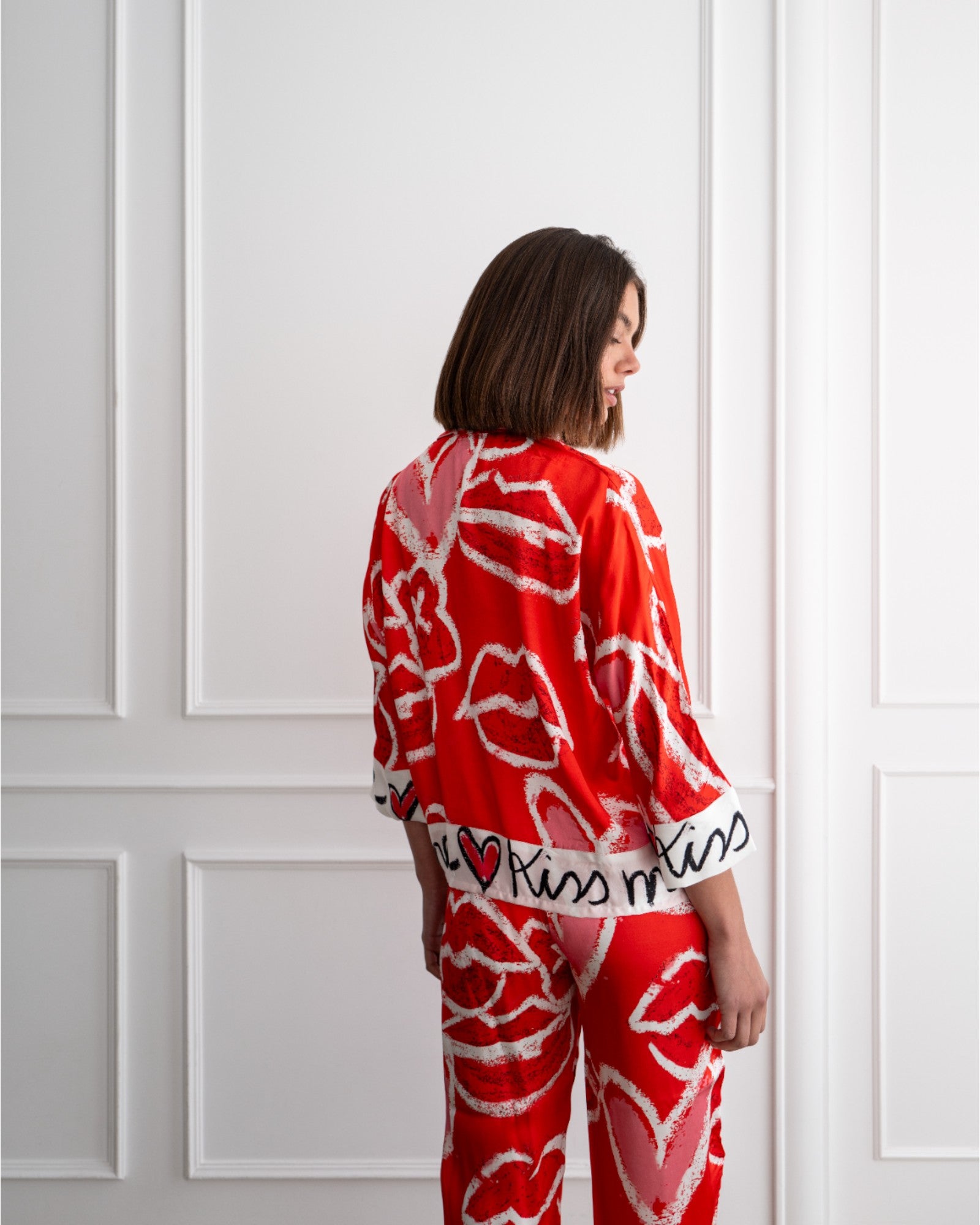 Bluse Loose Cut Kiss Me