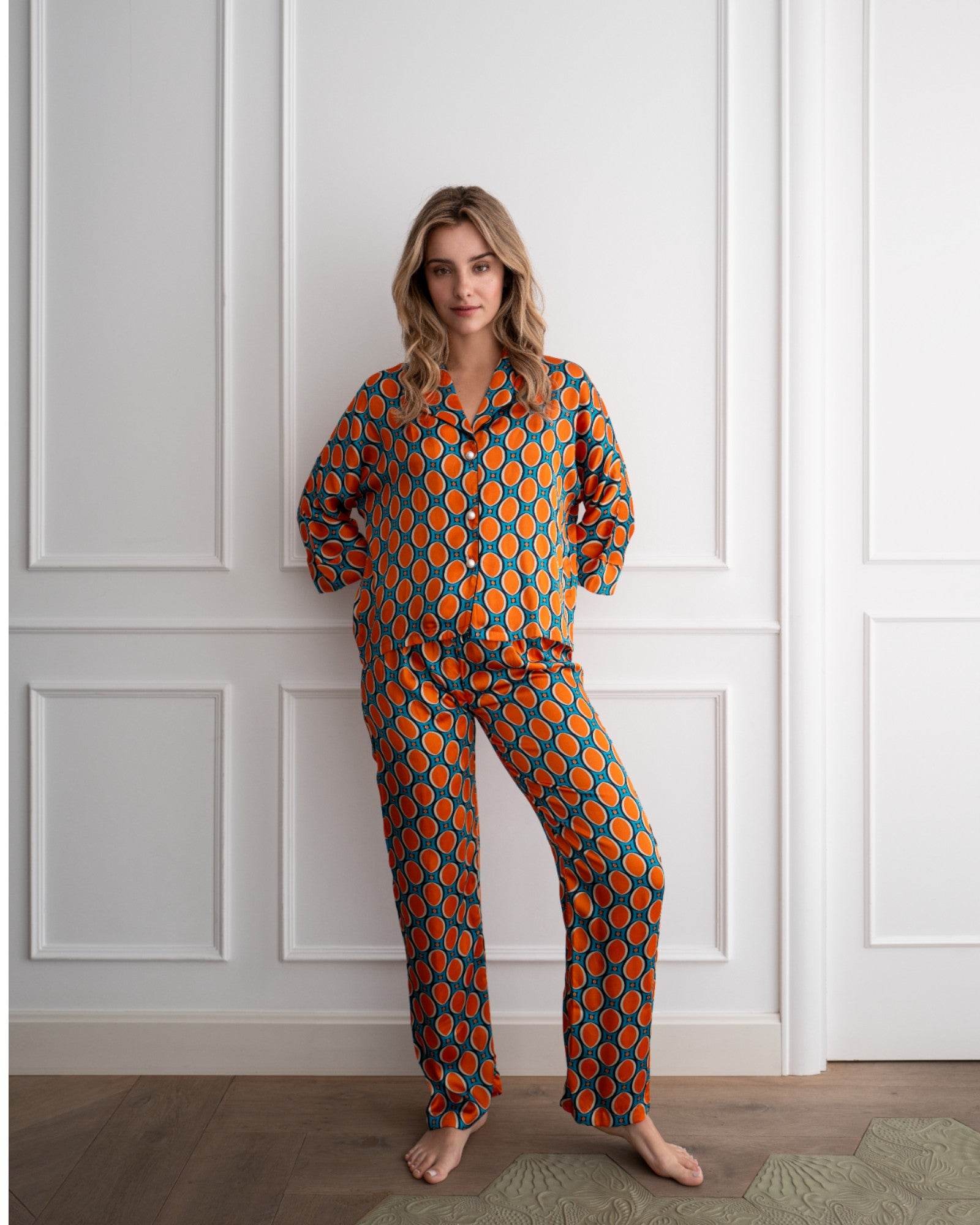 Bluse Loose Cut Dots