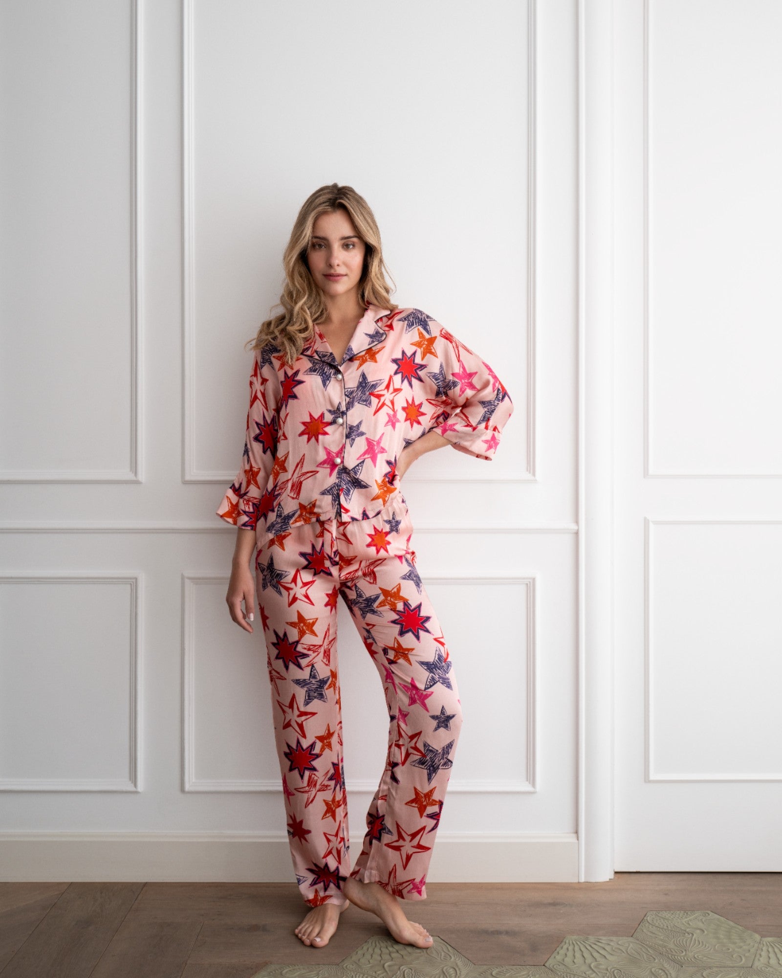 Bluse Loose Cut Stars
