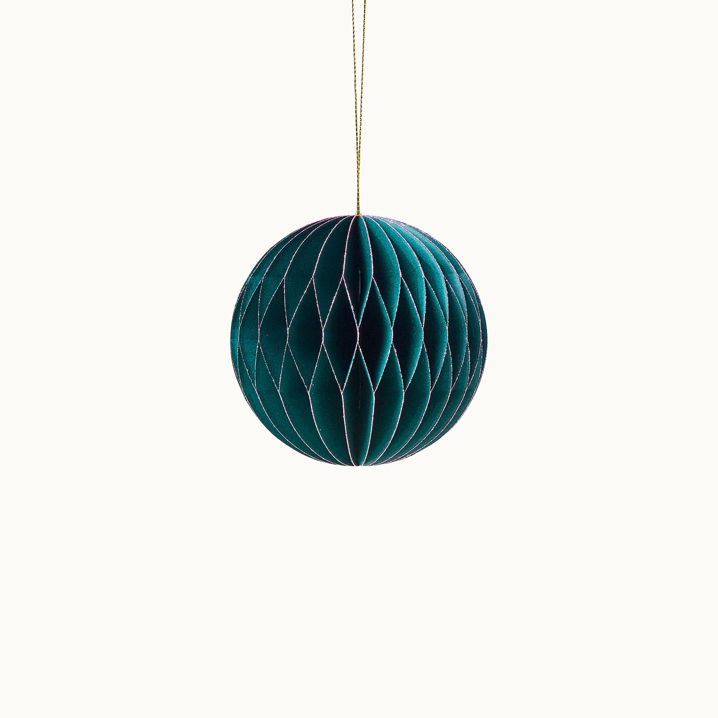 Anhänger Weihnachtskugel aus Papier  10cm