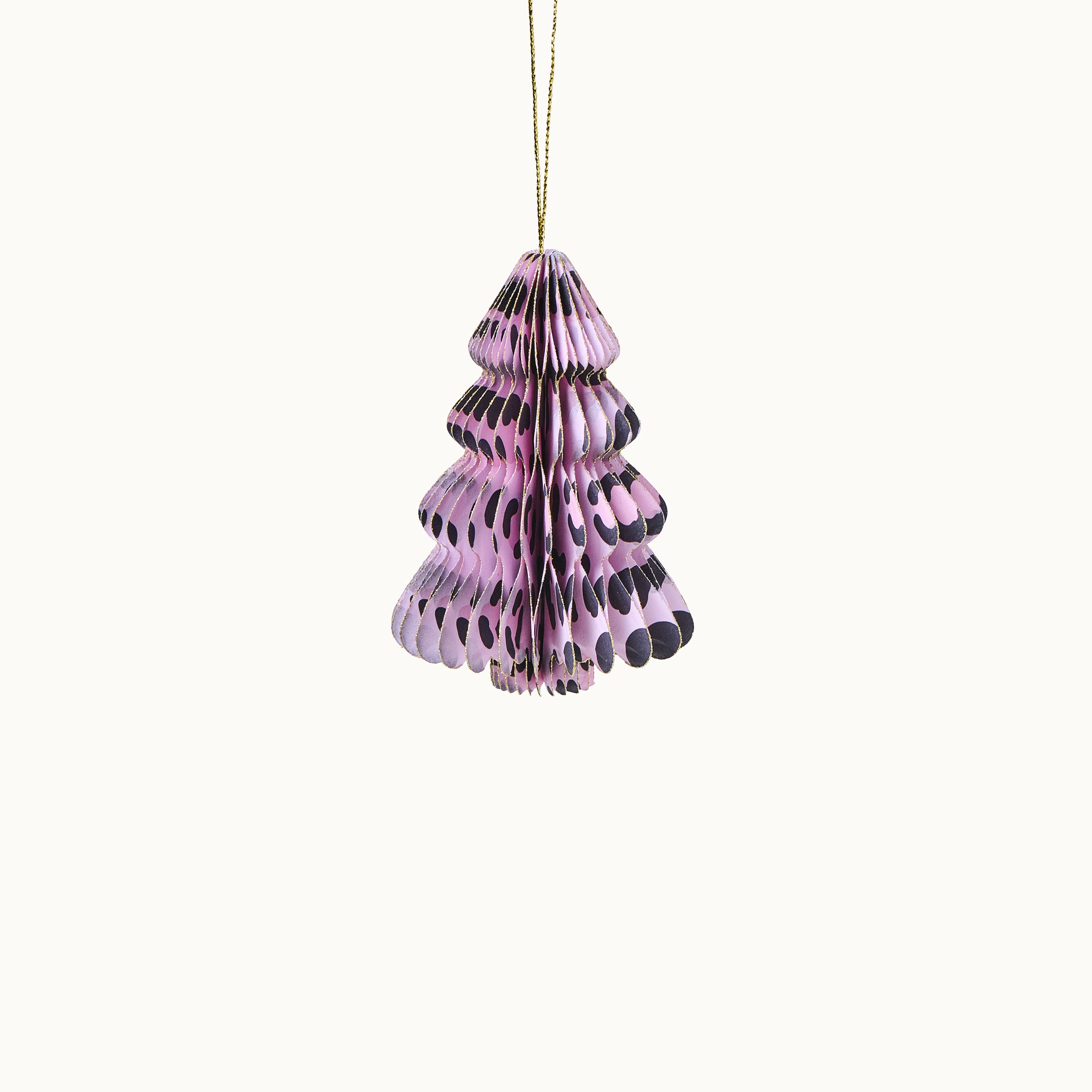 Anhänger Weihnachtsbaum aus Papier  10cm