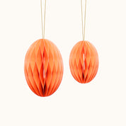 Osteranhänger aus Papier Eier-Set