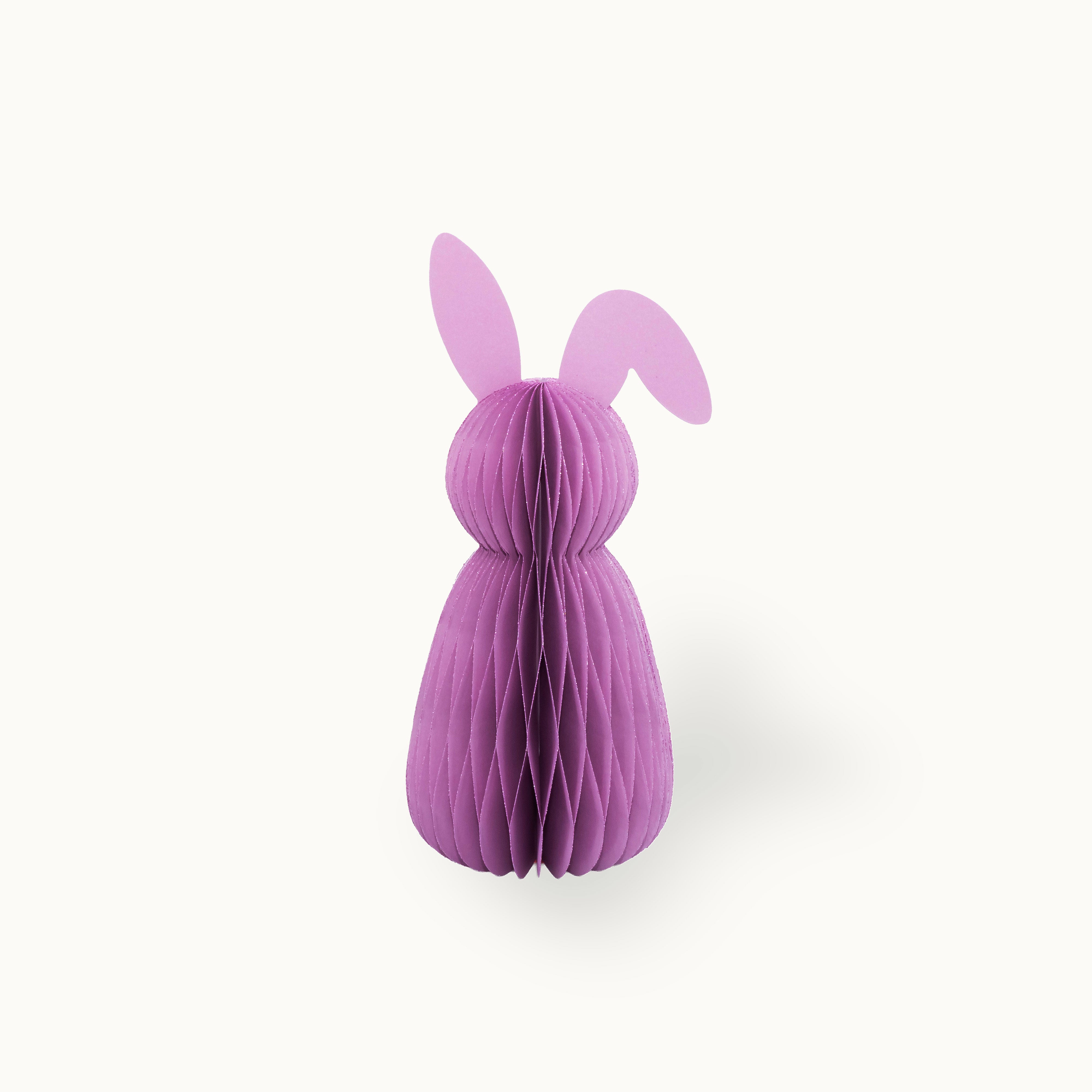 Osterhase aus Papier 20 cm Lavender